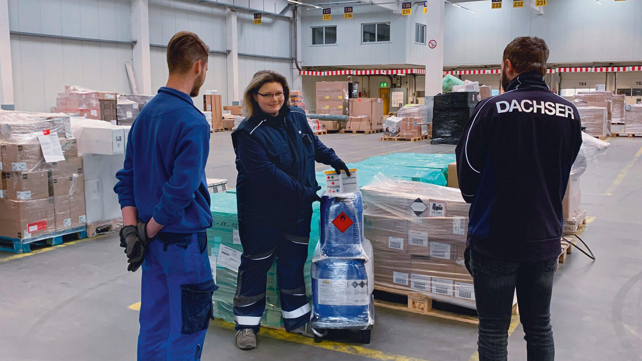 Maria Levin quickly asserted herself in the formerly male-dominated world of warehouse logisitics